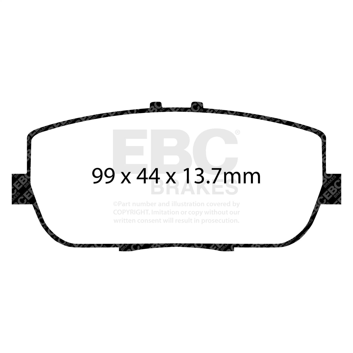 EBC Brakes - DP21775 - Disc Brake Pad image 2