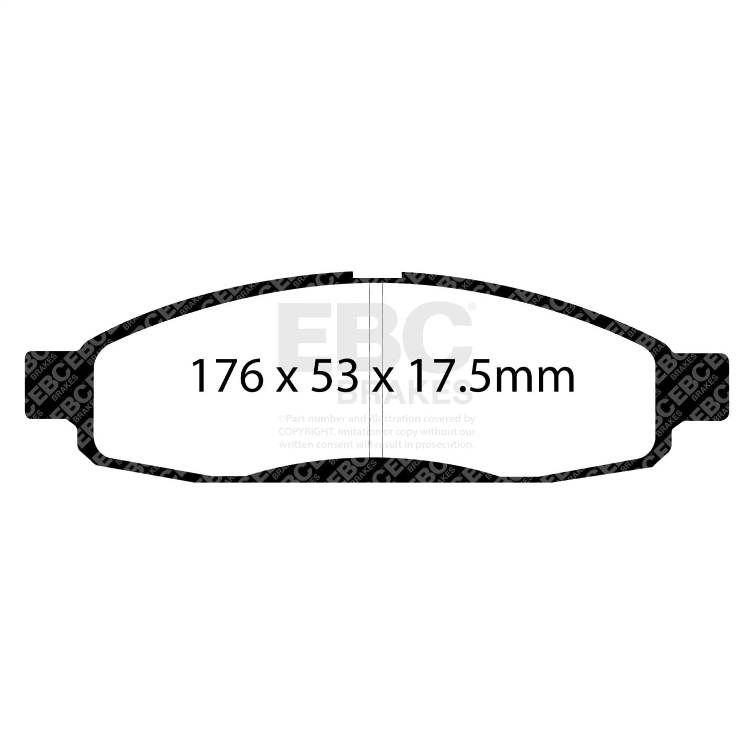EBC Brakes - DP41776R - Disc Brake Pad image 3