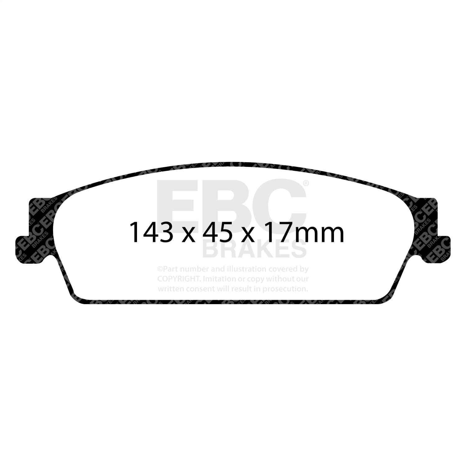 EBC Brakes - DP61780 - Disc Brake Pad image 3