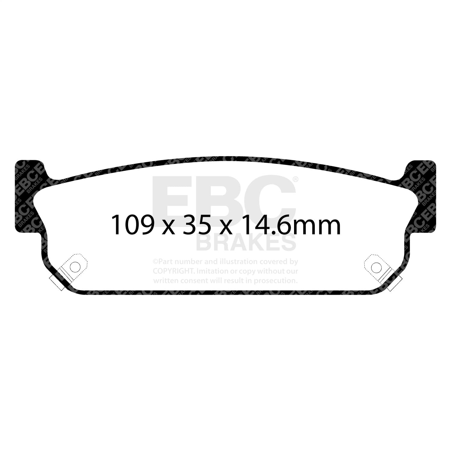 EBC Brakes - DP31784C - Disc Brake Pad image 4