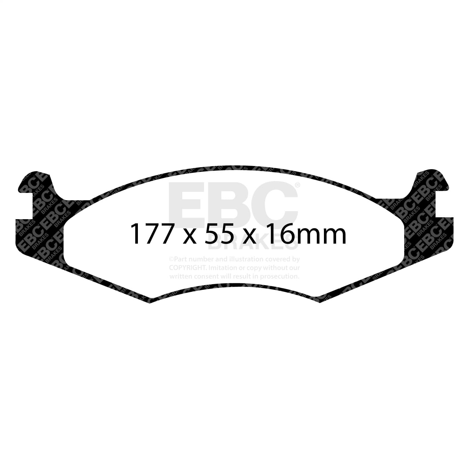 EBC Brakes - DP41785R - Disc Brake Pad image 3