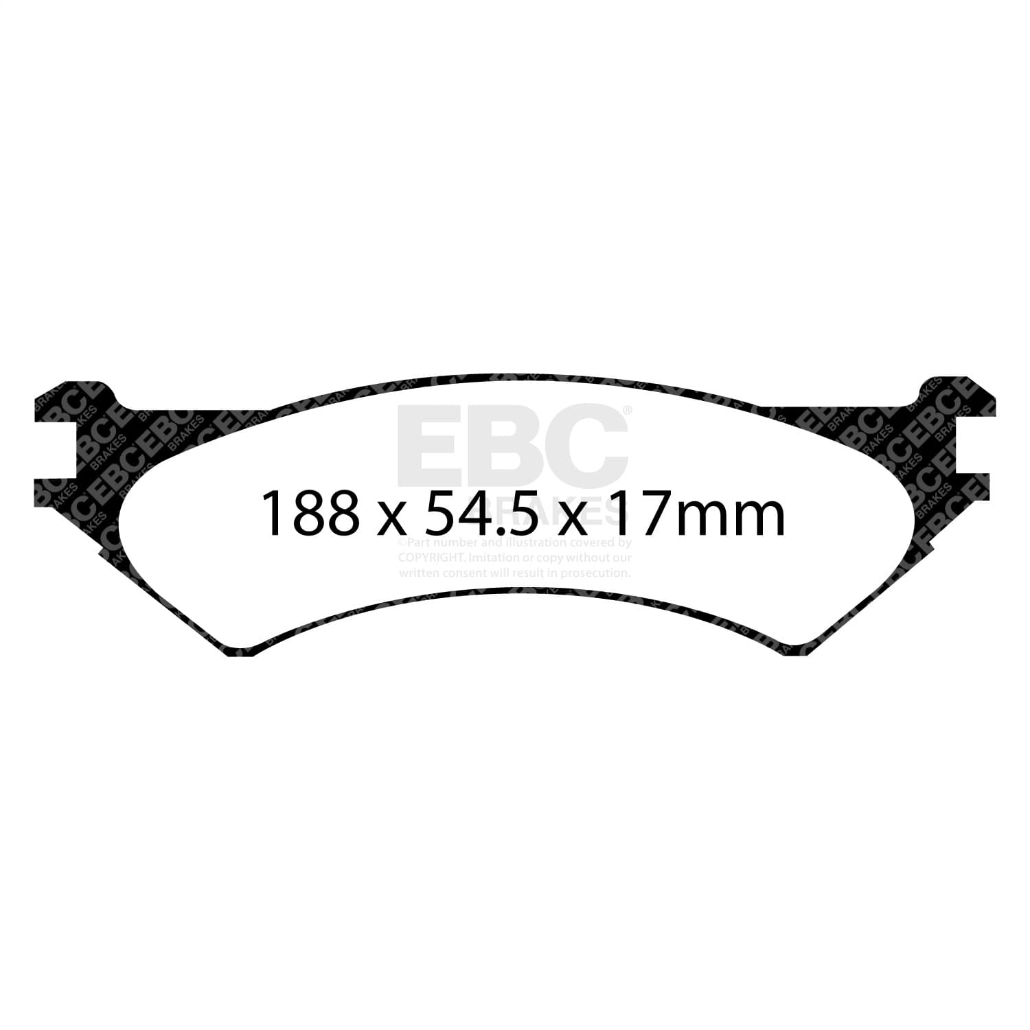 EBC Brakes - DP41787R - Disc Brake Pad image 3