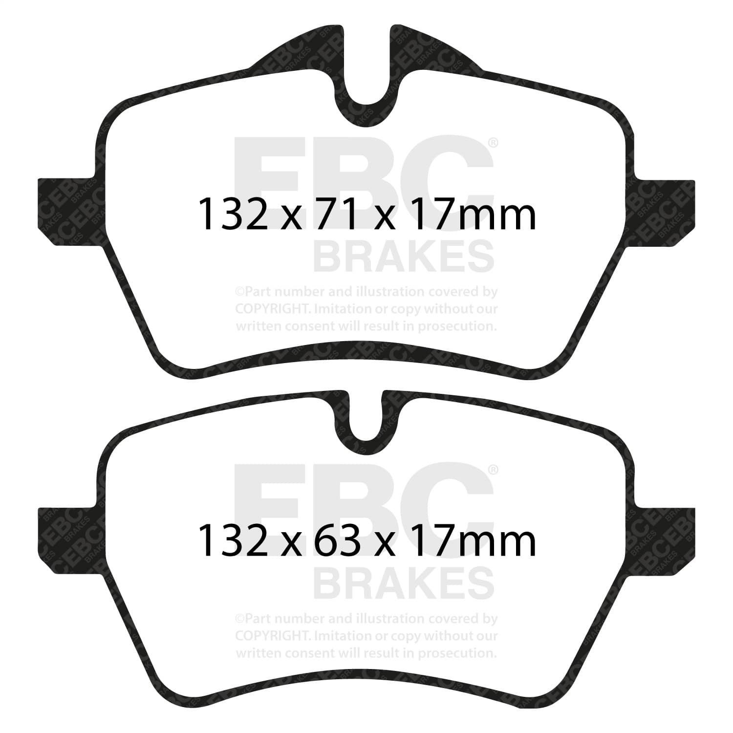 EBC Brakes - DP31789C - Disc Brake Pad image 2