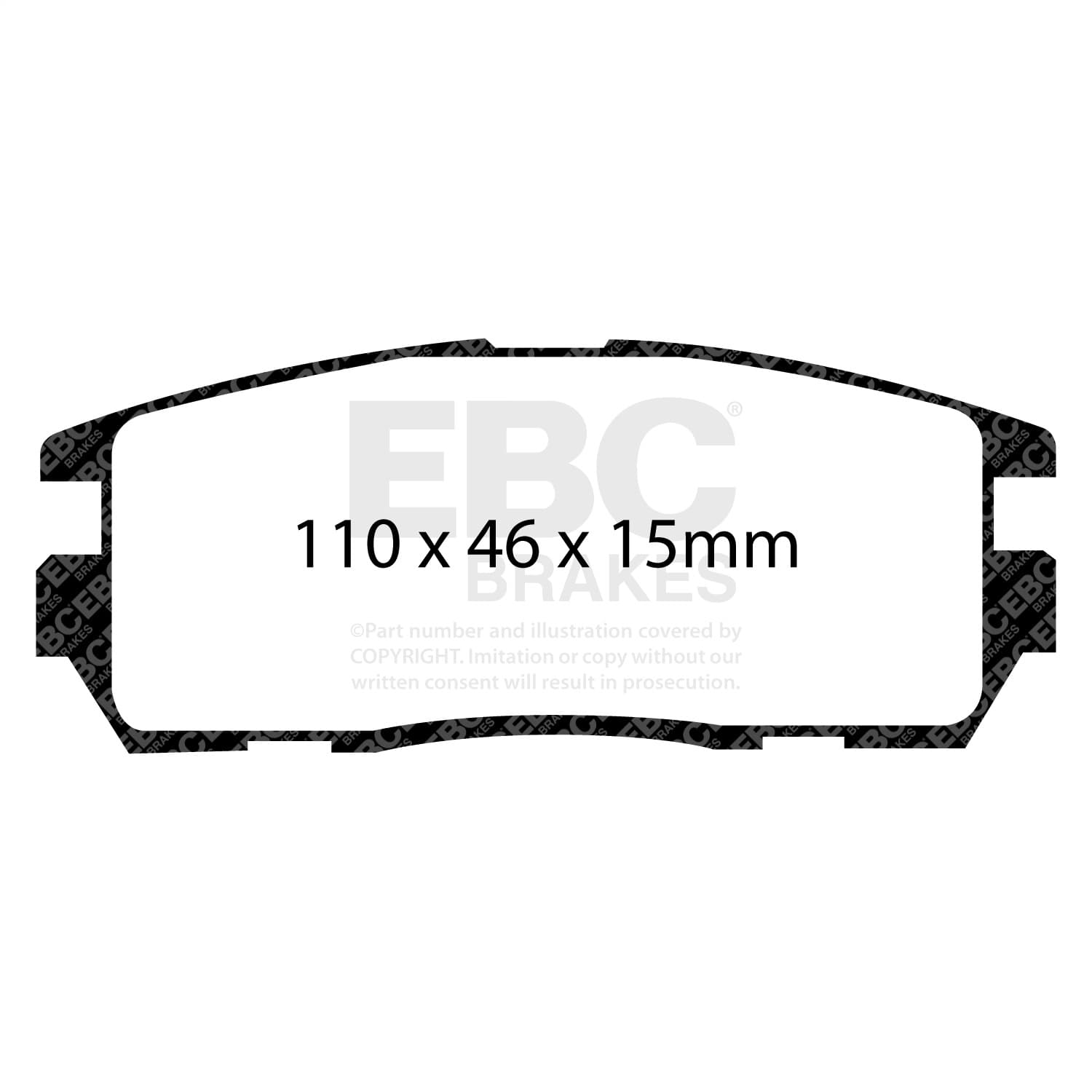 EBC Brakes - DP61797 - Disc Brake Pad image 4