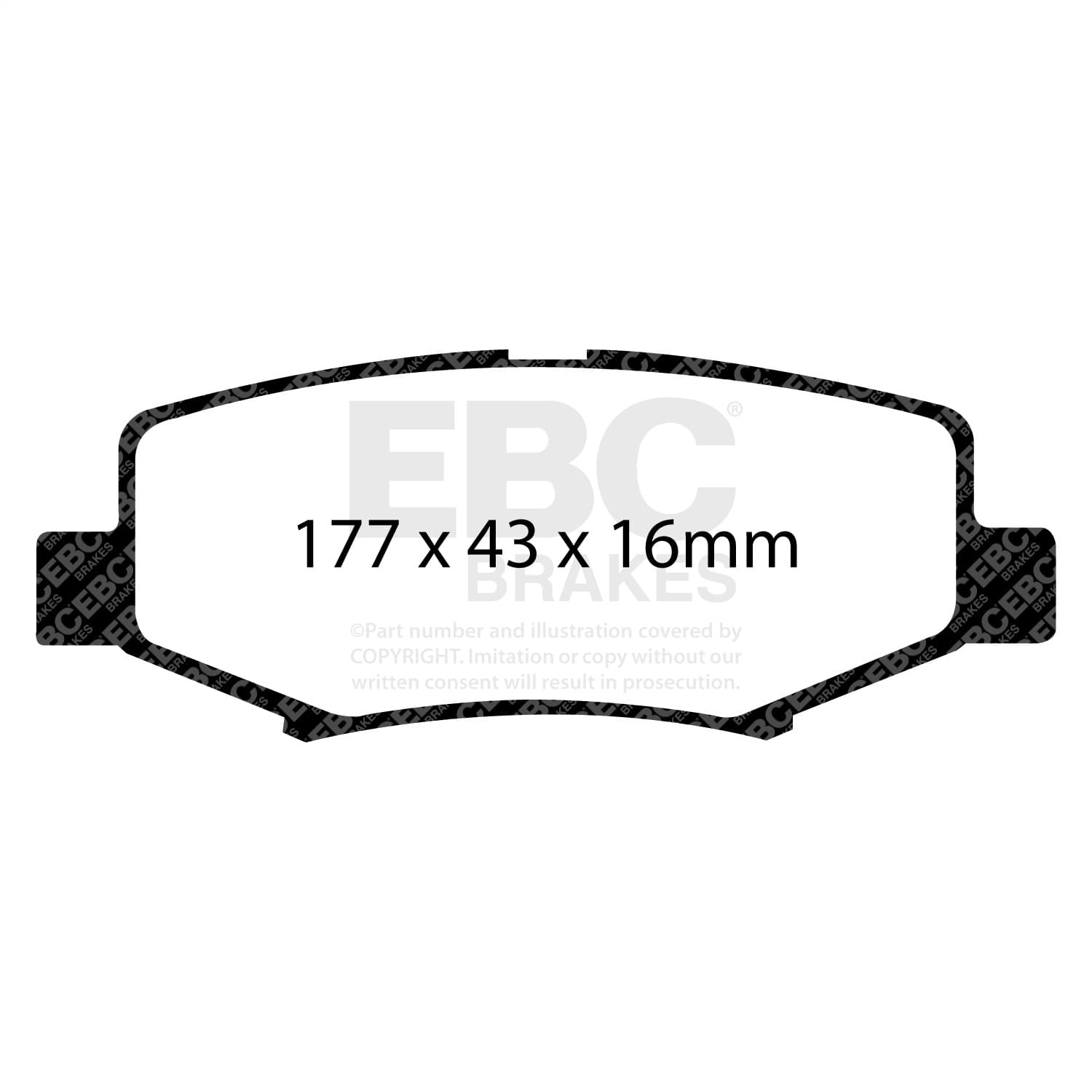 EBC Brakes - DP61799 - Disc Brake Pad image 5