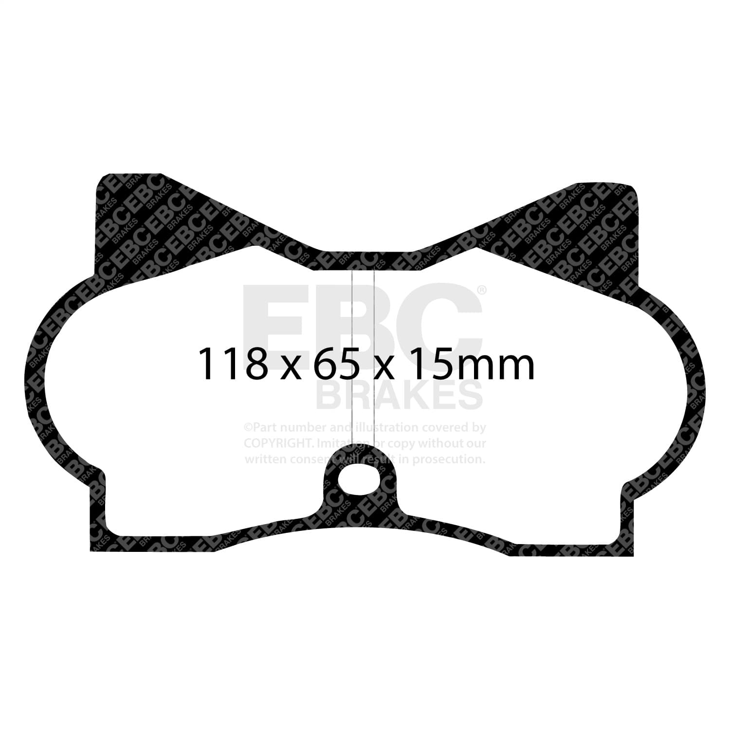 EBC Brakes - DP4180R - Disc Brake Pad image 2