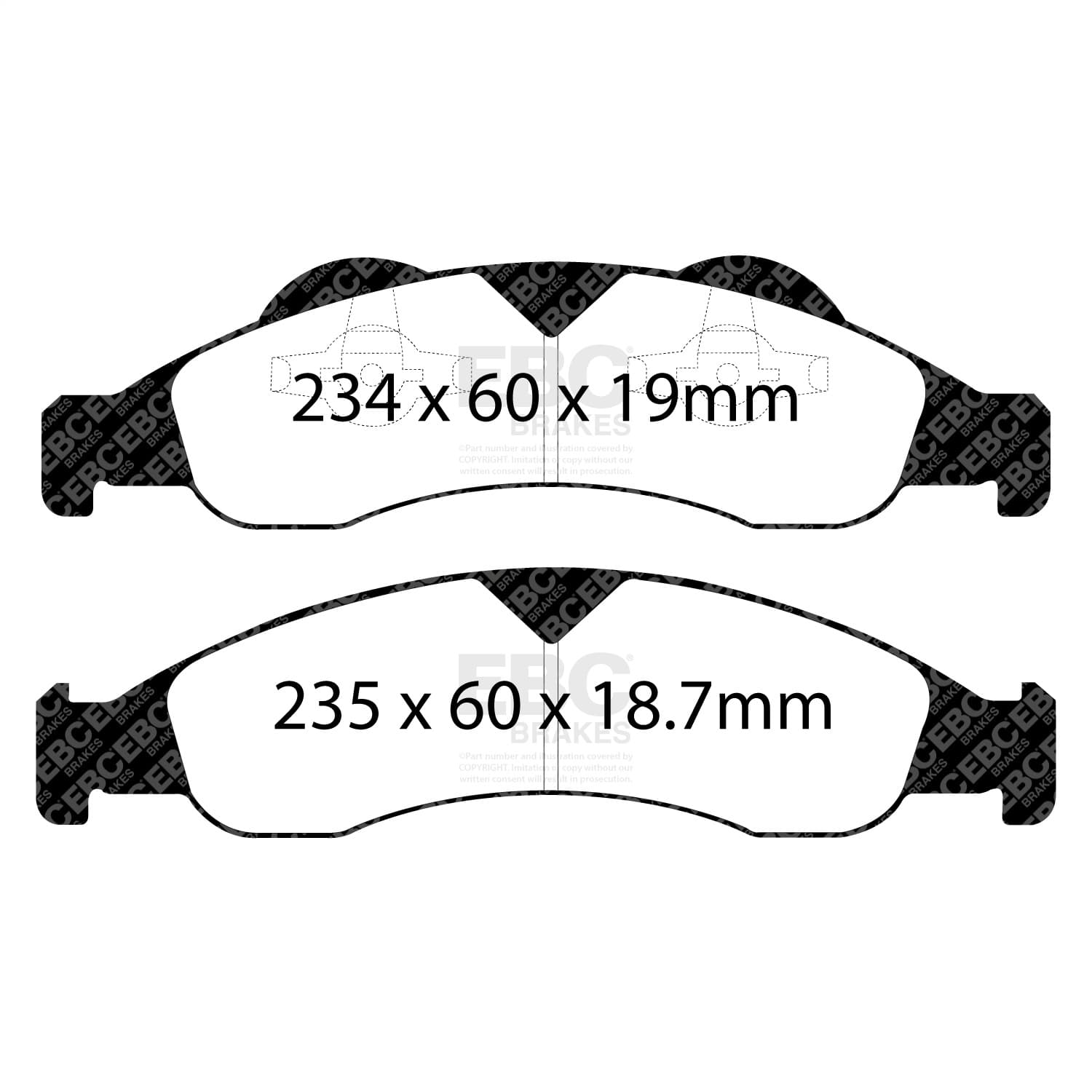 EBC Brakes - DP41803R - Disc Brake Pad image 3