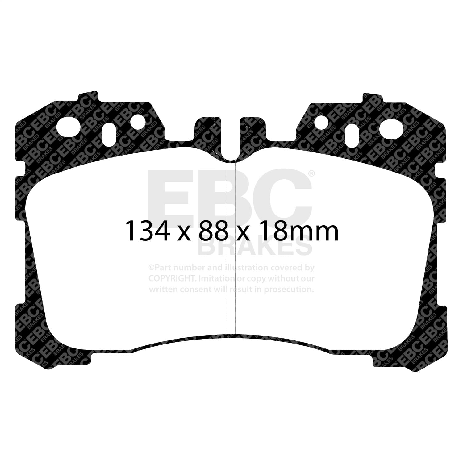 EBC Brakes - DP41811R - Disc Brake Pad image 2