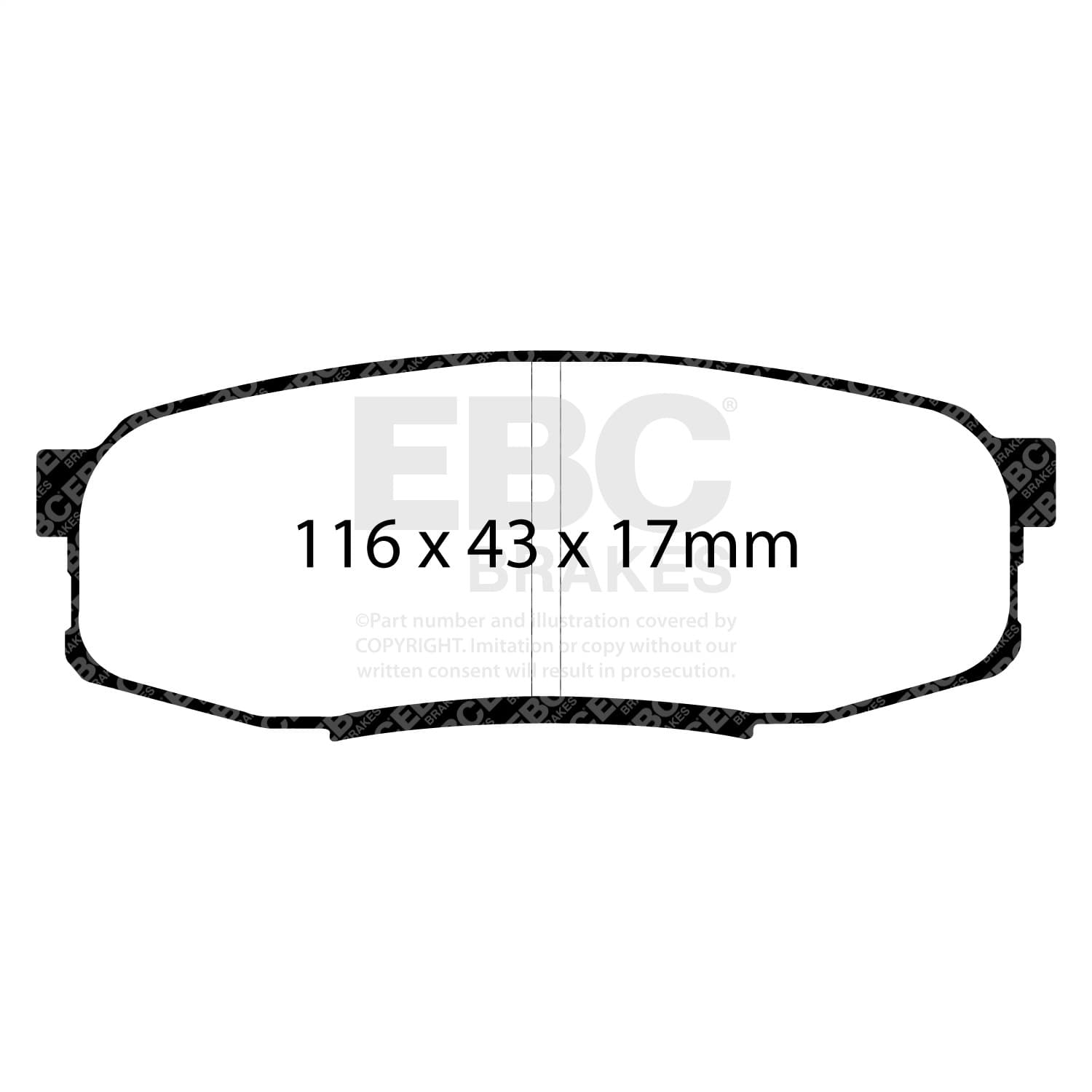 EBC Brakes - DP41816R - Disc Brake Pad image 4