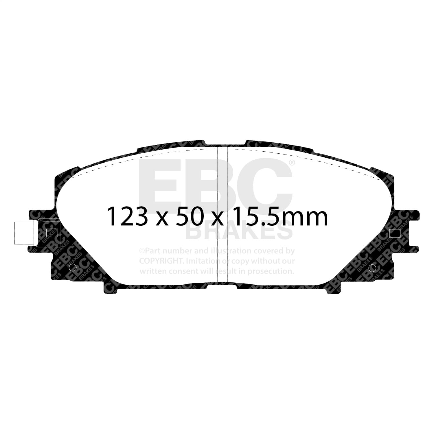 EBC Brakes - UD11841 - Disc Brake Pad image 4