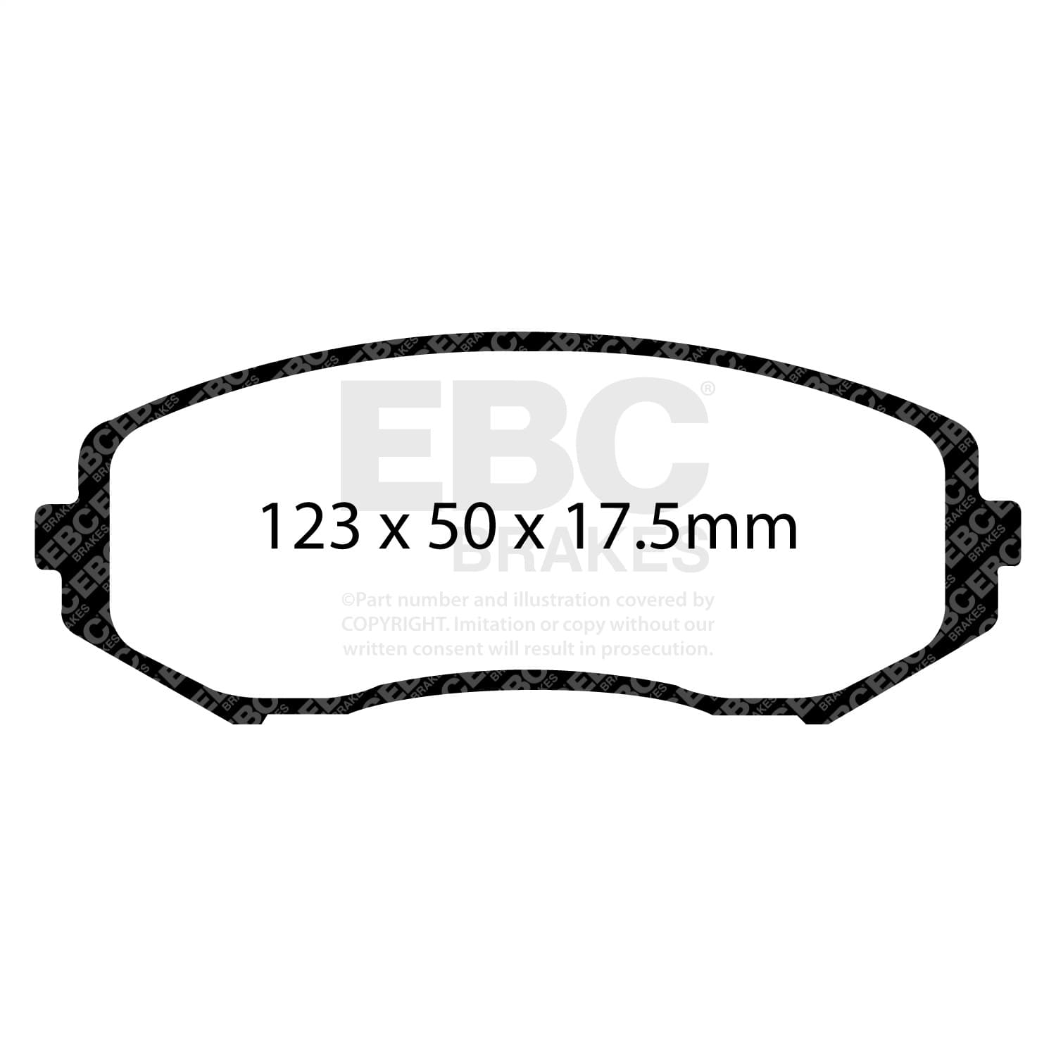 EBC Brakes - DP61818 - Disc Brake Pad image 5