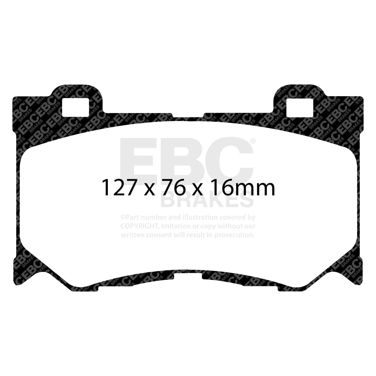 EBC Brakes - DP41823R - Disc Brake Pad image 3
