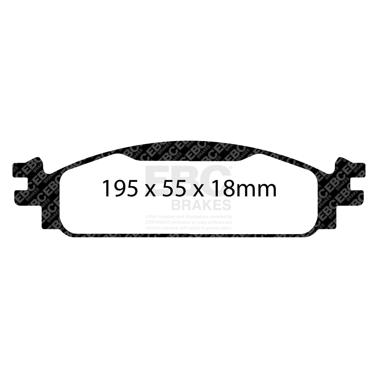 EBC Brakes - DP41825R - Disc Brake Pad image 5