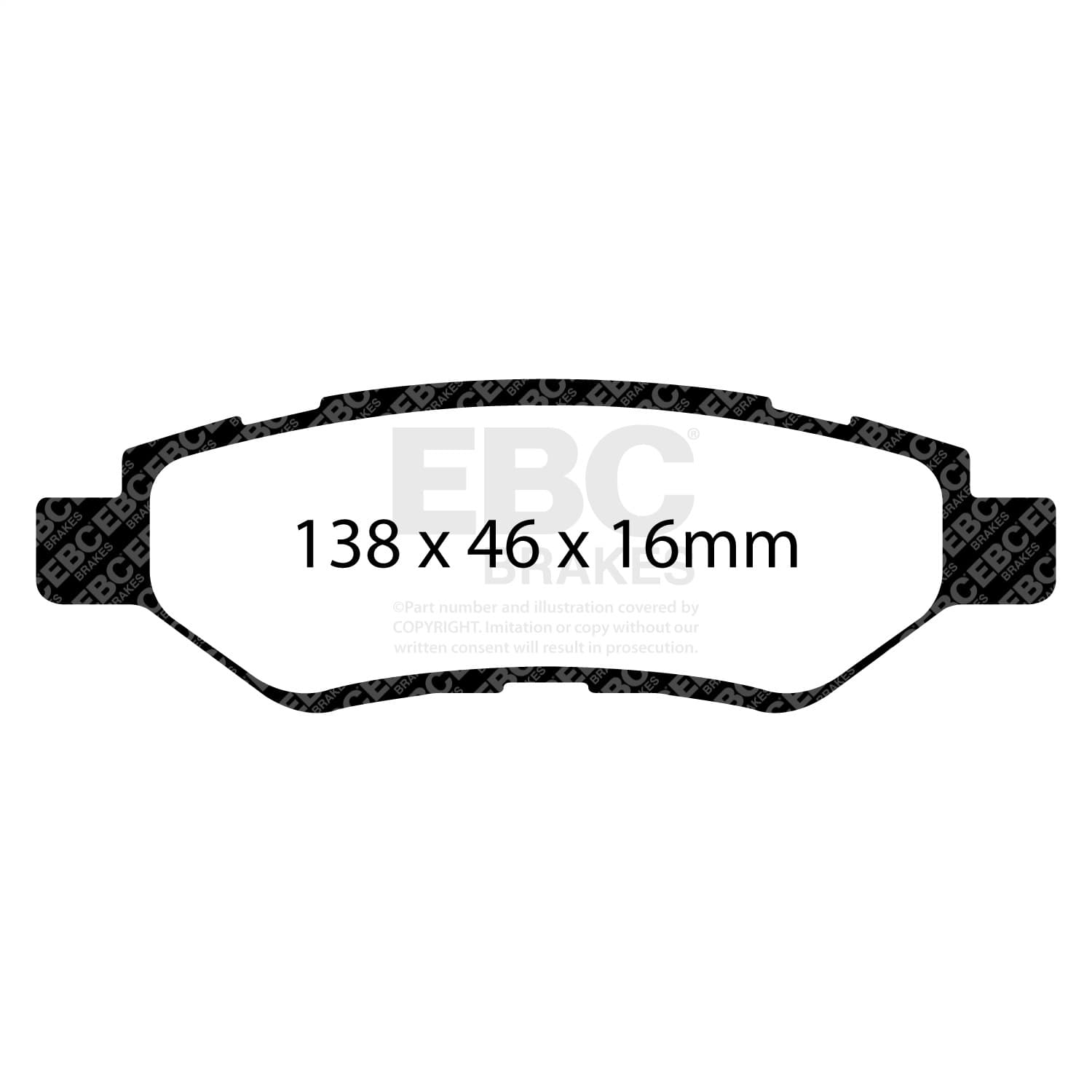 EBC Brakes - UD1337 - Disc Brake Pad image 4