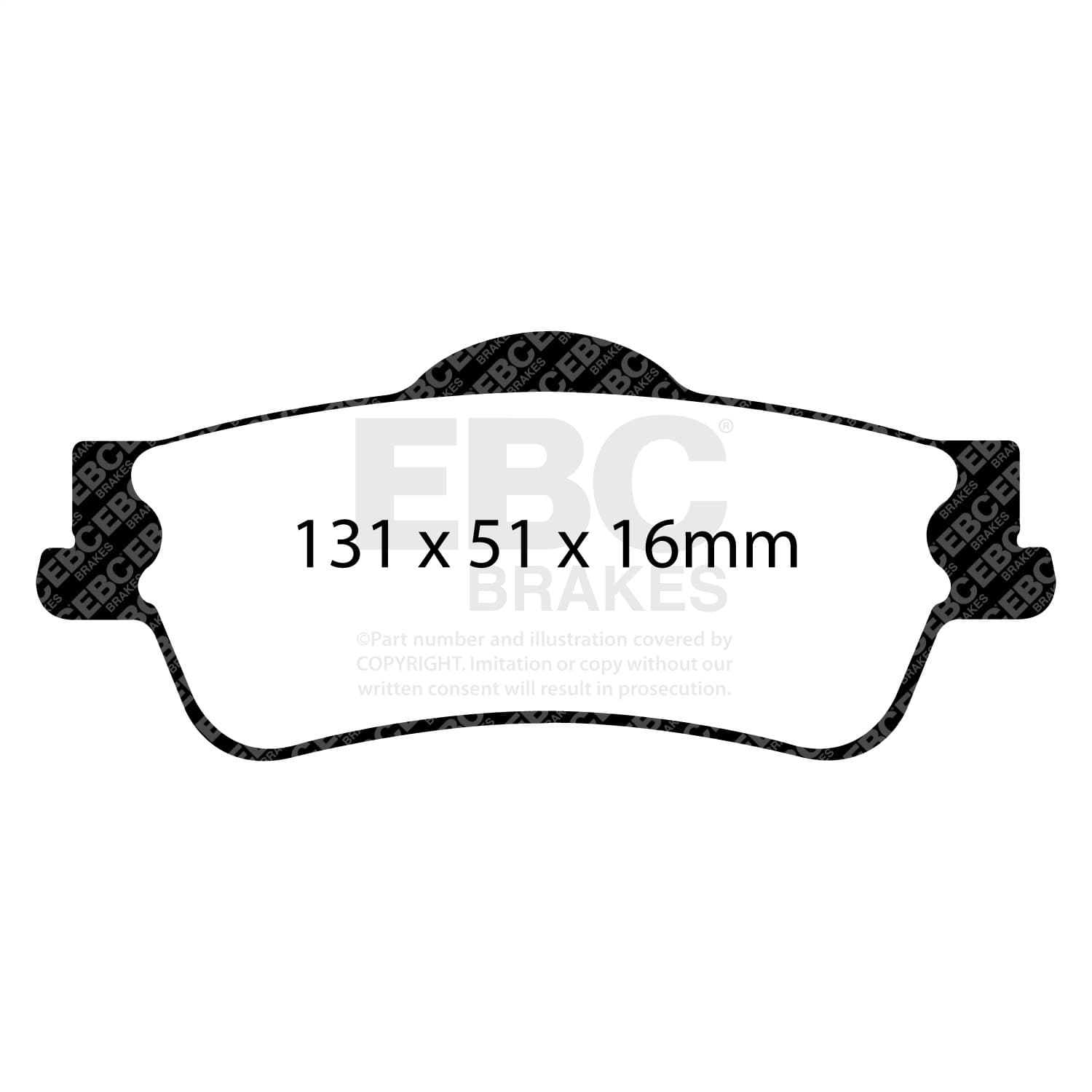 EBC Brakes - DP41834R - Disc Brake Pad image 4