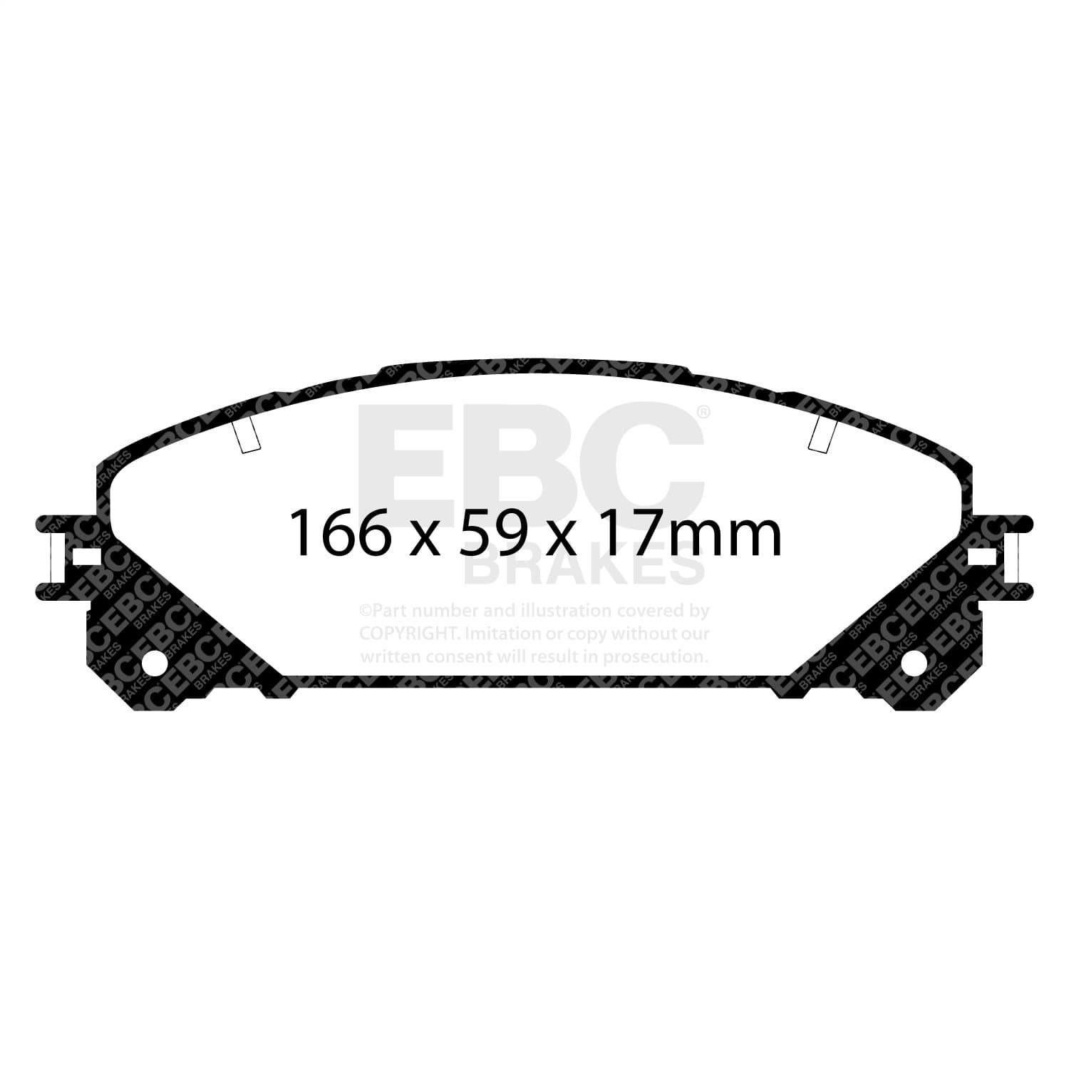 EBC Brakes - DP21837 - Disc Brake Pad image 3