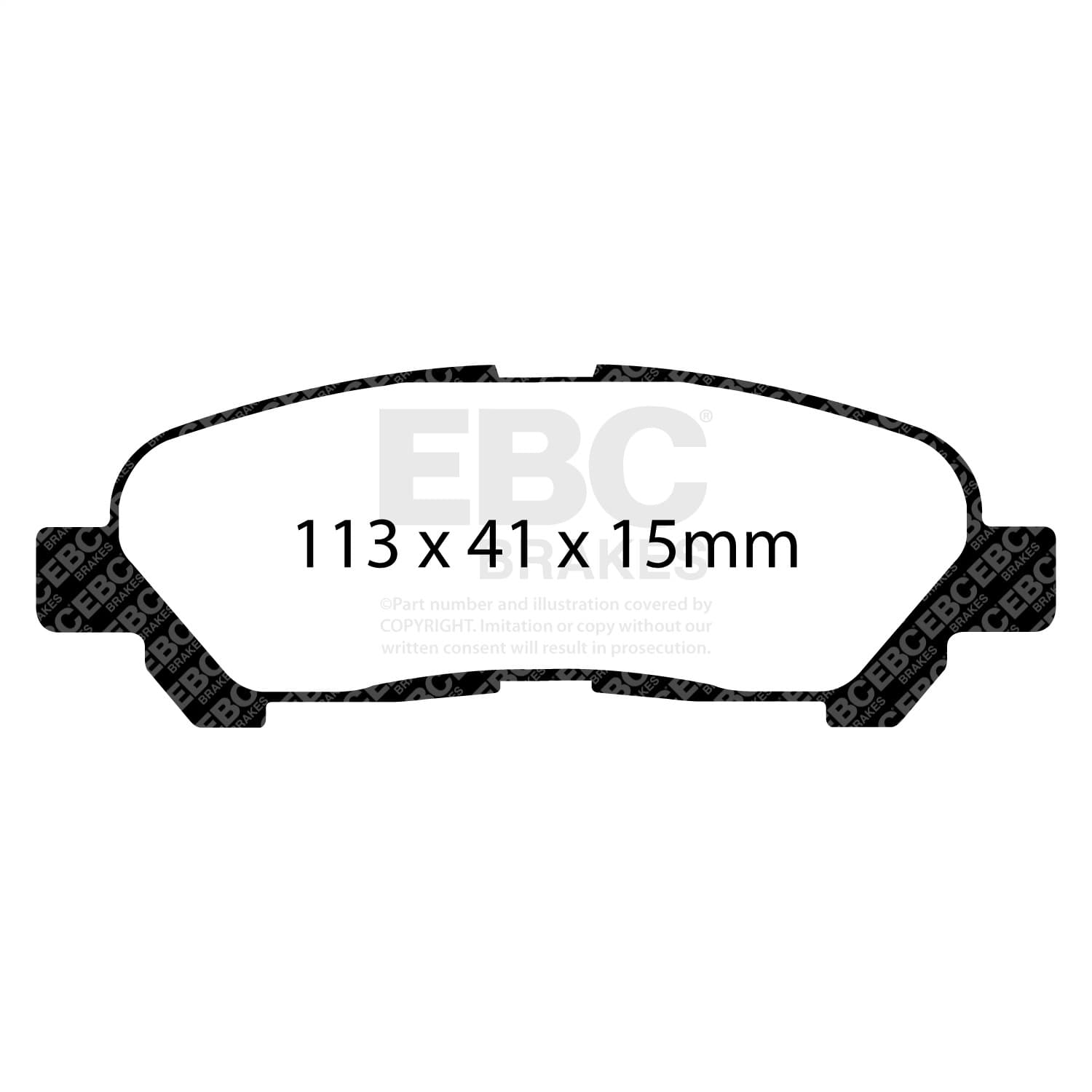 EBC Brakes - DP41838R - Disc Brake Pad image 3