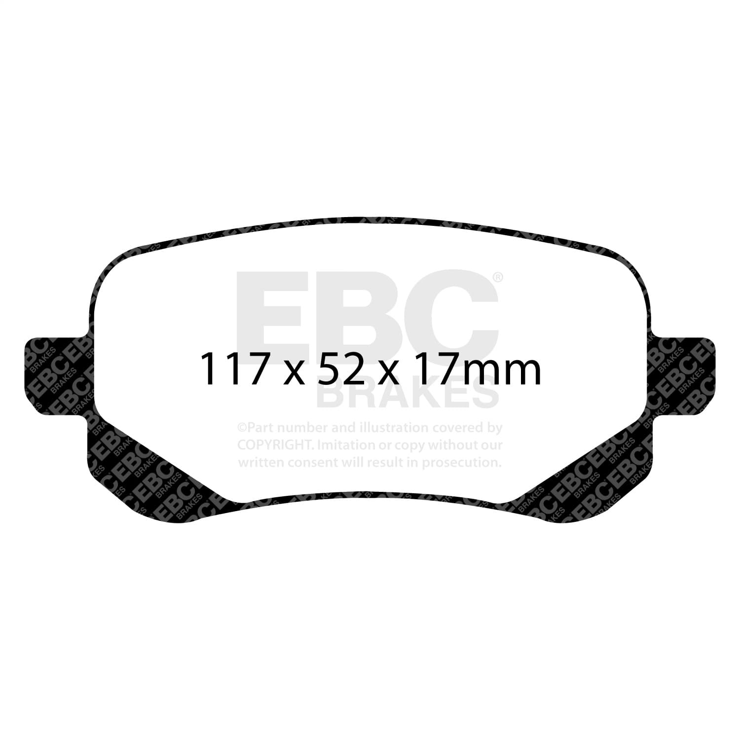 EBC Brakes - DP61840 - Disc Brake Pad image 4