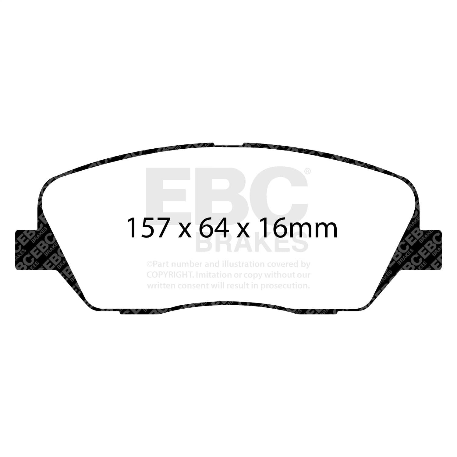 EBC Brakes - S5KF1889 - Front - Disc Brake Pad and Rotor Kit image 4