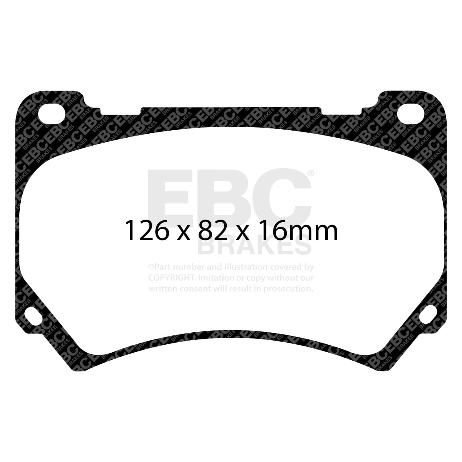 EBC Brakes - S13KF1748 - Front - Disc Brake Pad and Rotor Kit image 4
