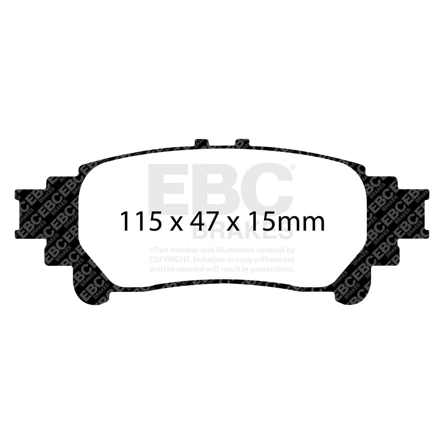 EBC Brakes - DP21850 - Disc Brake Pad image 4