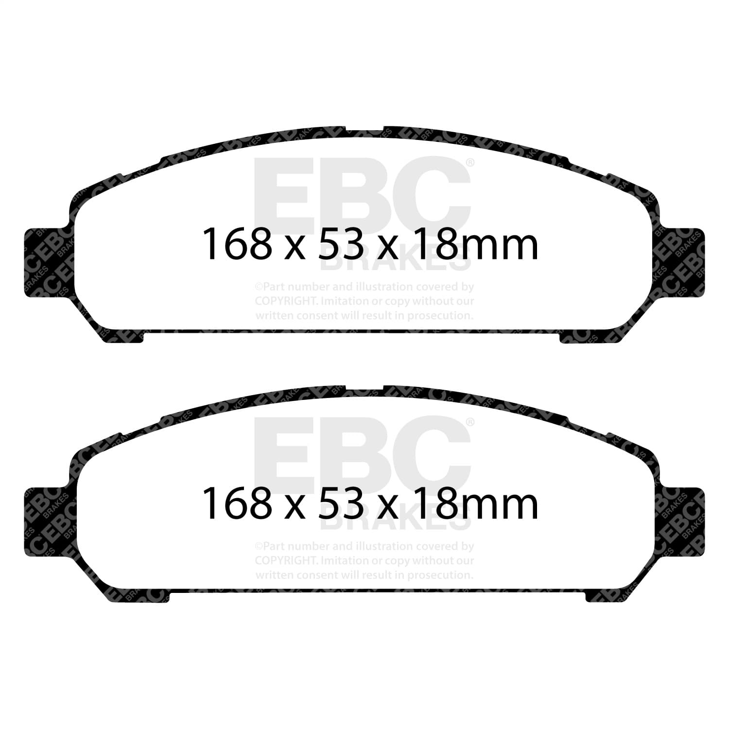 EBC Brakes - DP31851C - Disc Brake Pad image 2