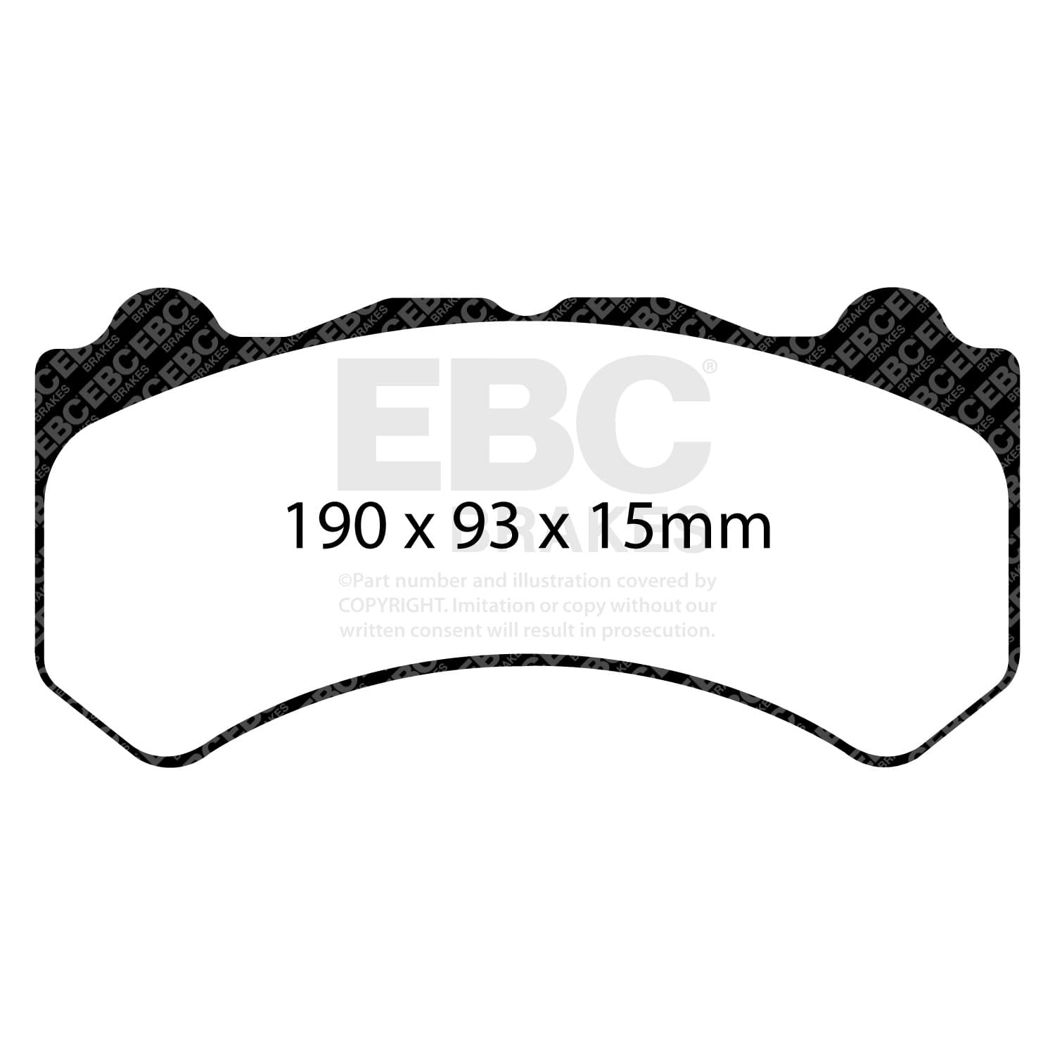EBC Brakes - DP31853C - Disc Brake Pad image 5