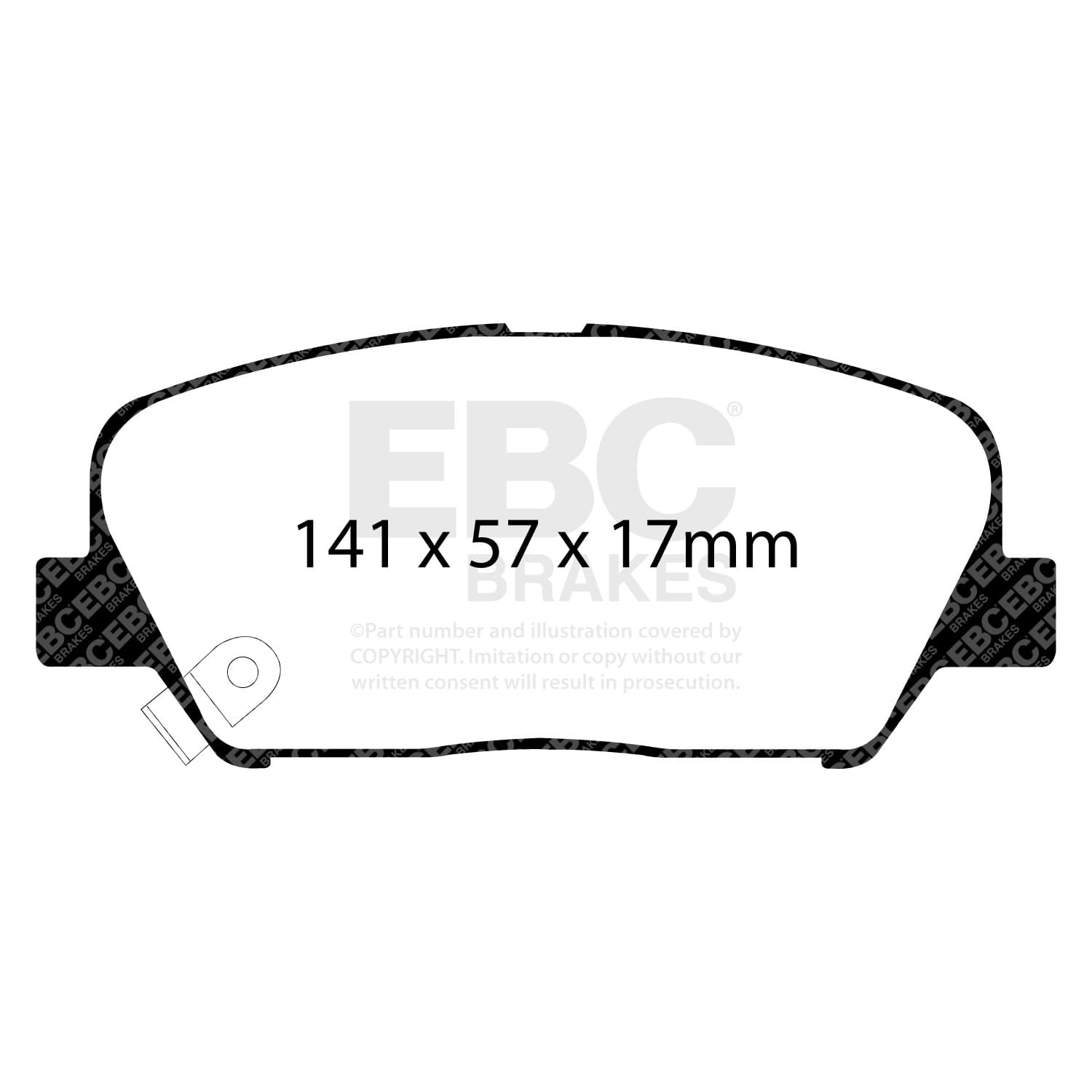 EBC Brakes - DP31856C - Disc Brake Pad image 5