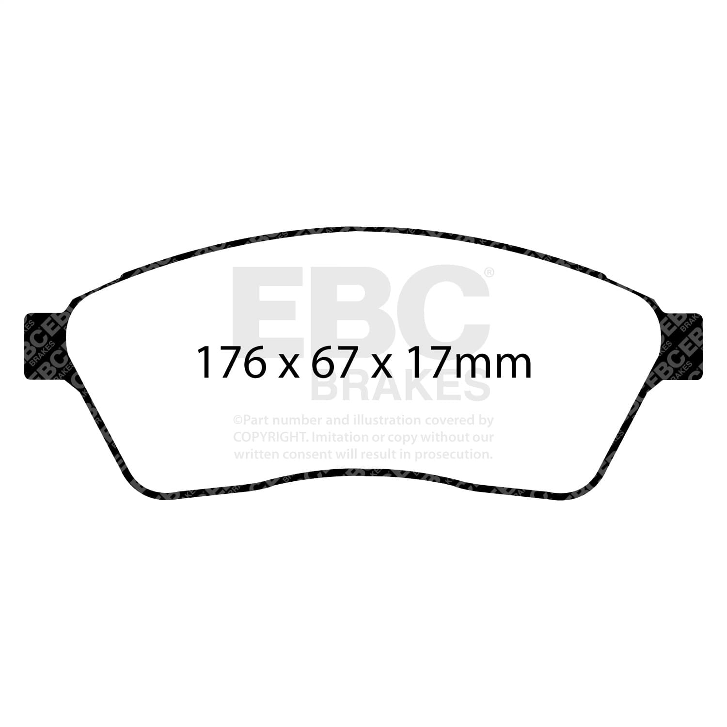 EBC Brakes - DP21859 - Disc Brake Pad image 2