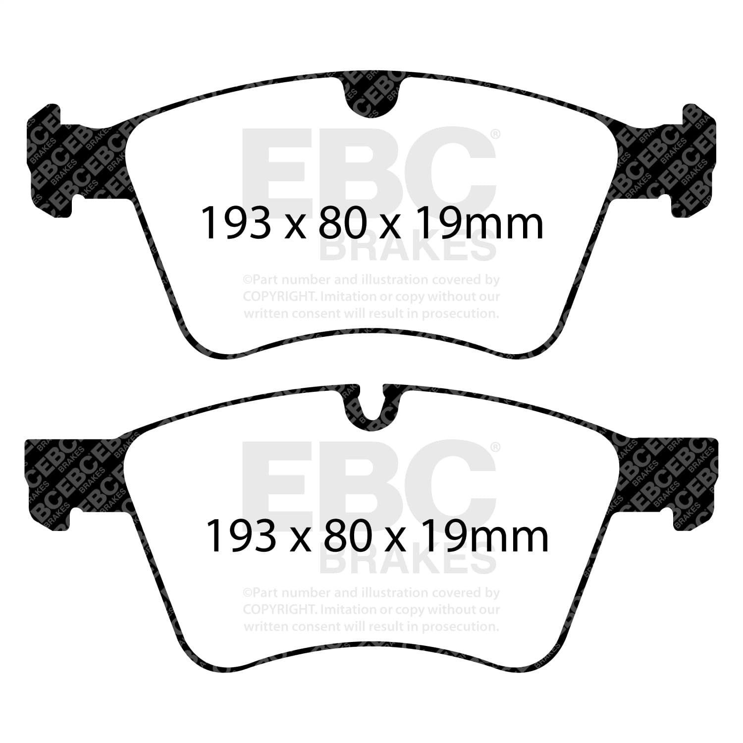 EBC Brakes - DP61860 - Disc Brake Pad image 4