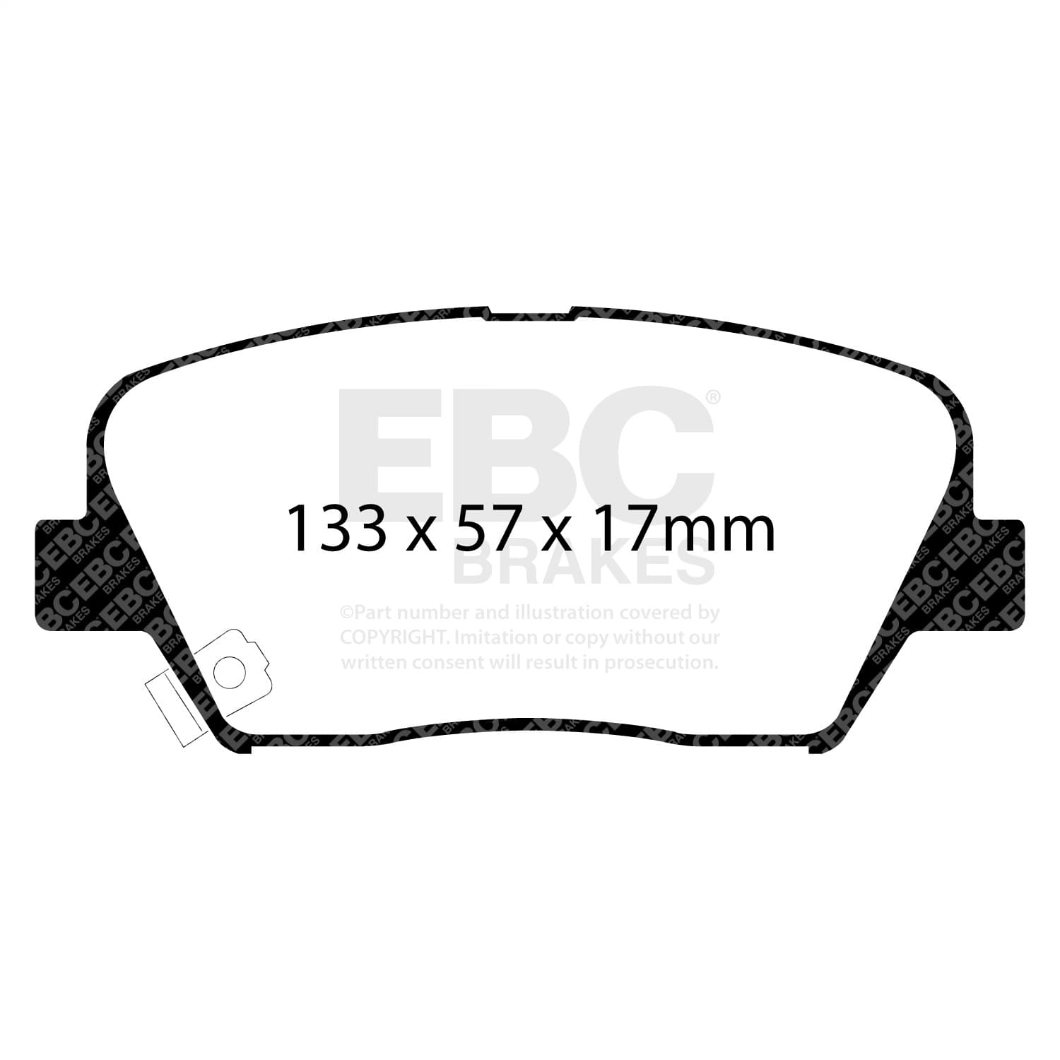 EBC Brakes - DP41863R - Disc Brake Pad image 3