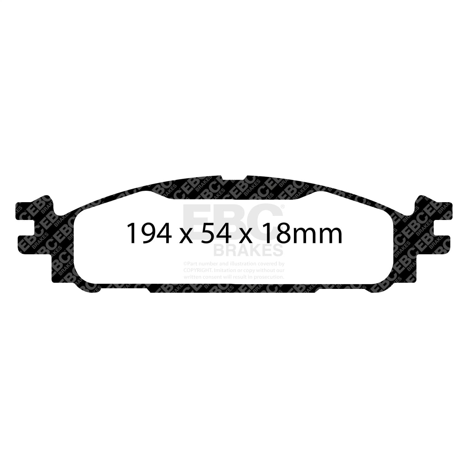 EBC Brakes - DP31873C - Disc Brake Pad image 5