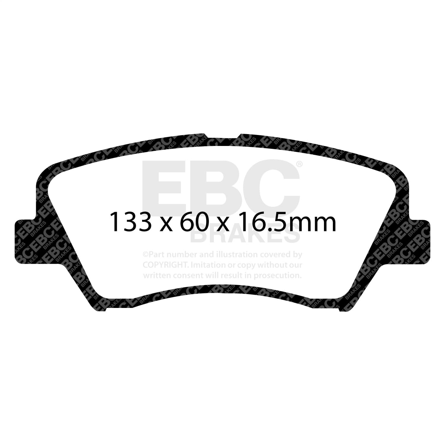 EBC Brakes - DP31874C - Disc Brake Pad image 4