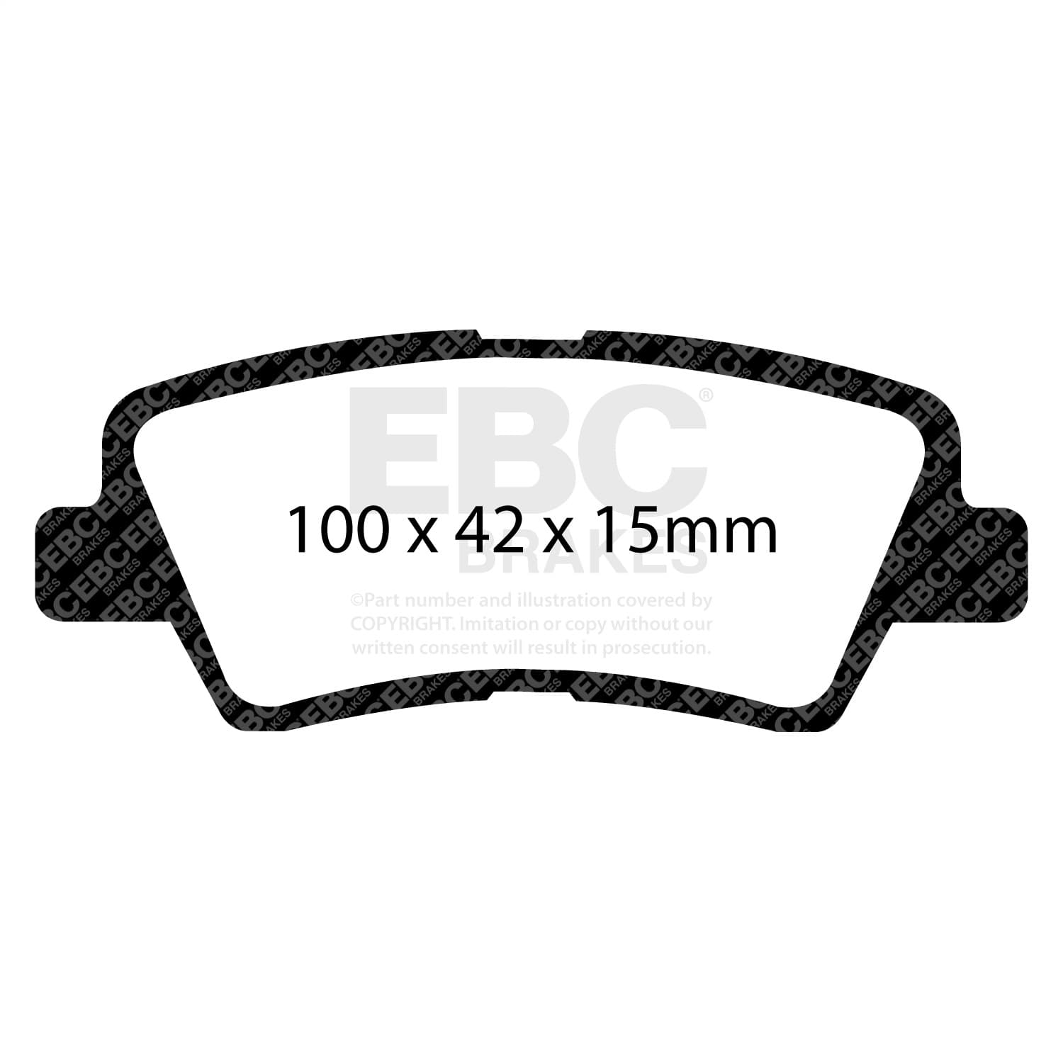 EBC Brakes - DP21875 - Disc Brake Pad image 3