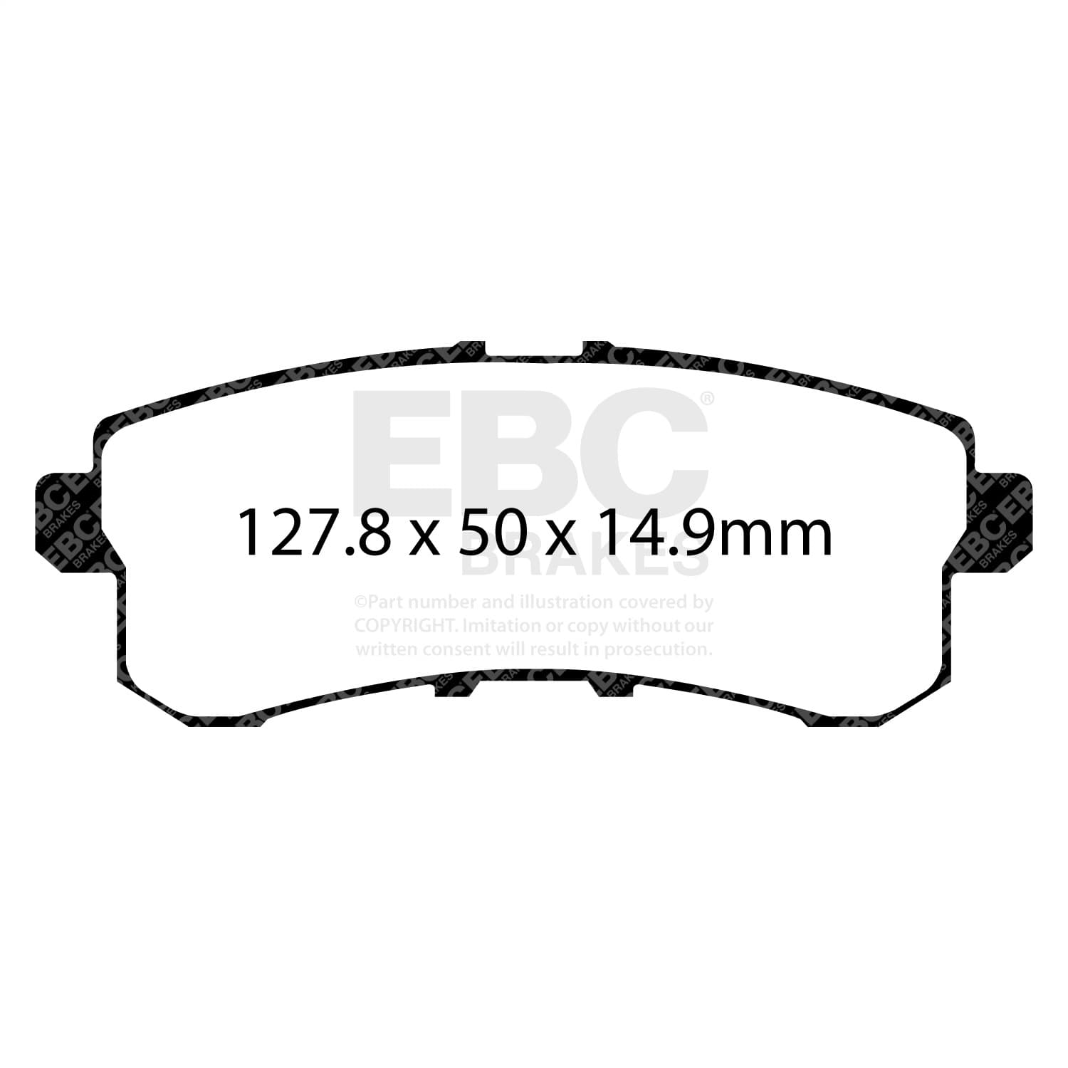 EBC Brakes - DP41876R - Disc Brake Pad image 4