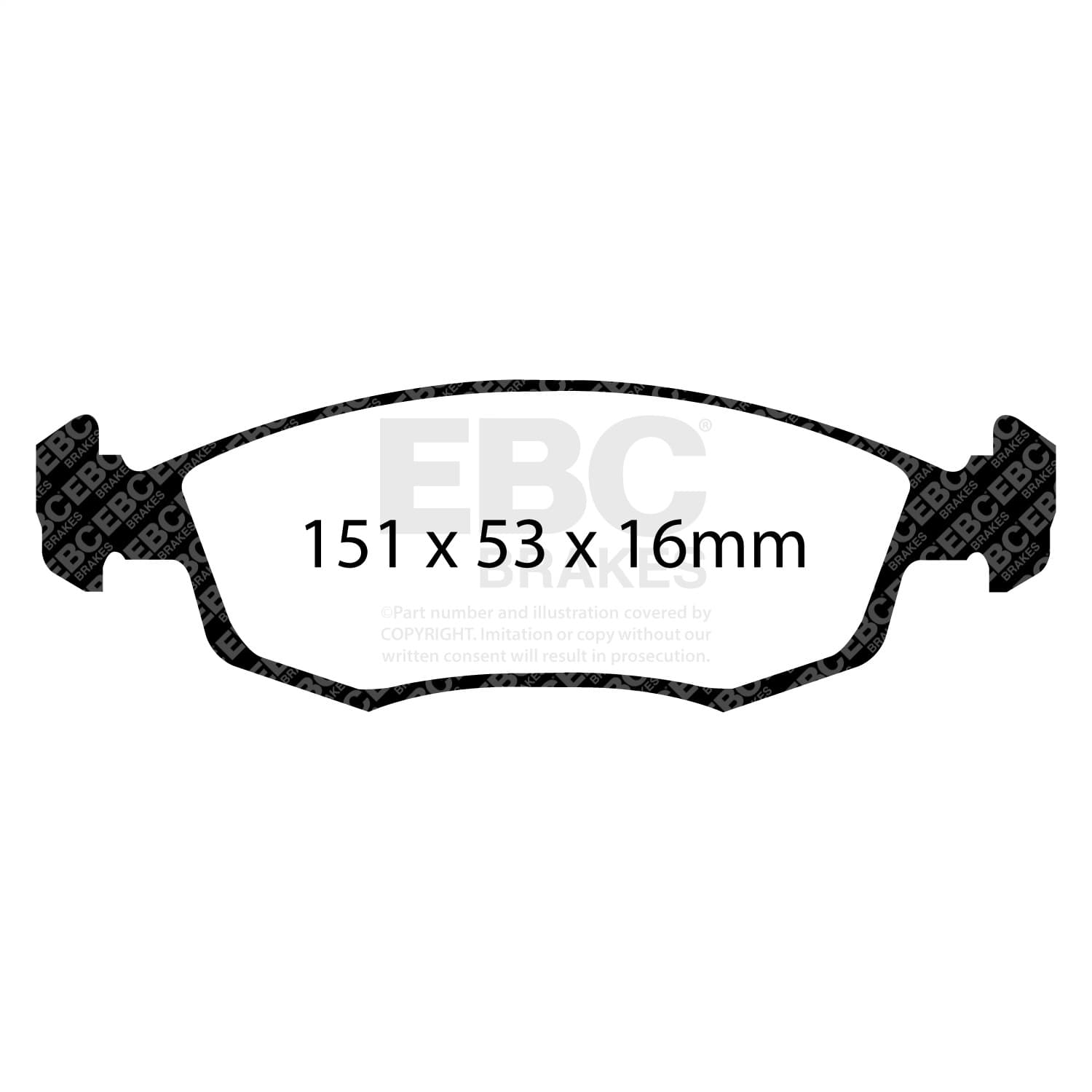 EBC Brakes - DP21879 - Disc Brake Pad image 5
