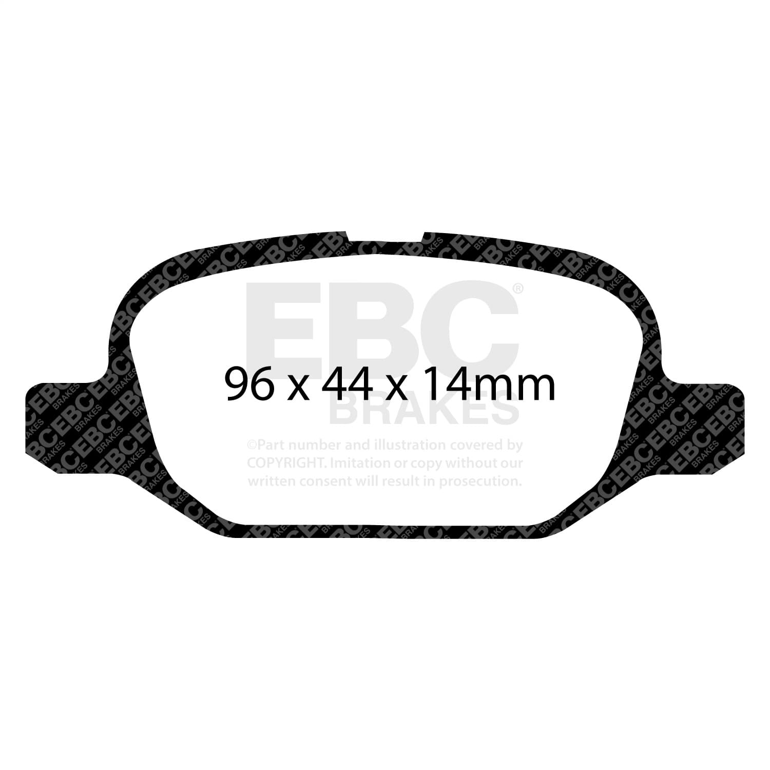 EBC Brakes - DP21880 - Disc Brake Pad image 3
