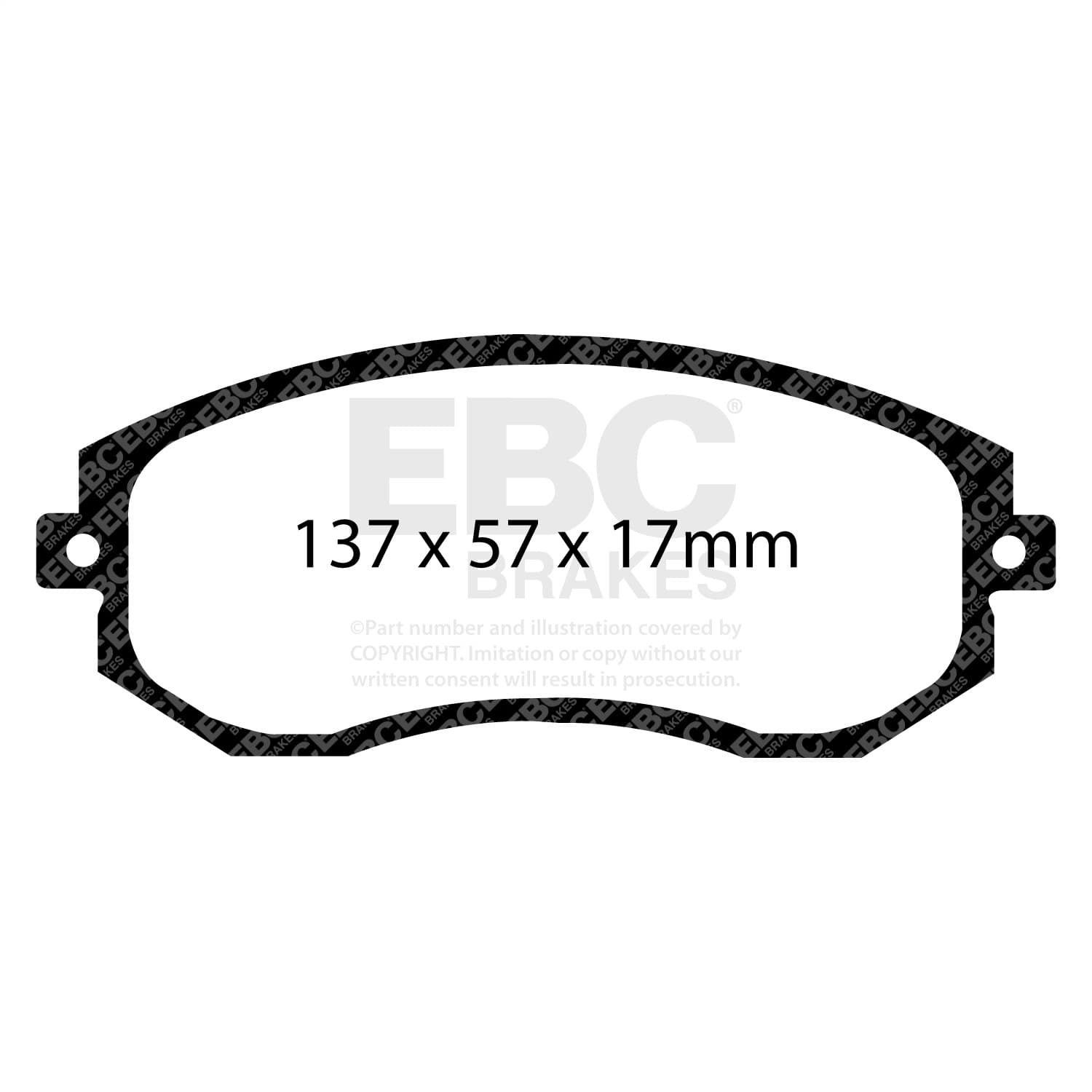 EBC Brakes - DP21884 - Disc Brake Pad image 3