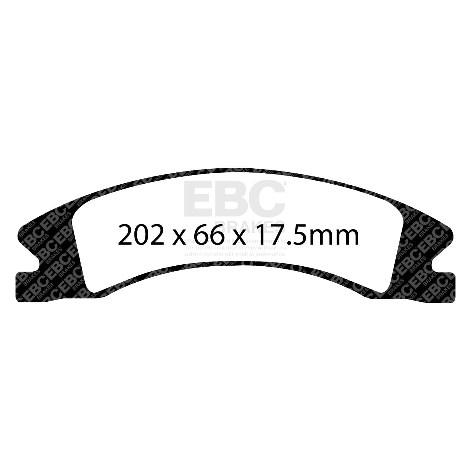 EBC Brakes - UD1565 - Disc Brake Pad image 3