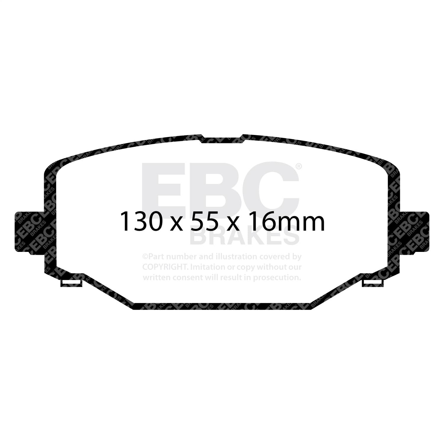 EBC Brakes - DP41889R - Disc Brake Pad image 3