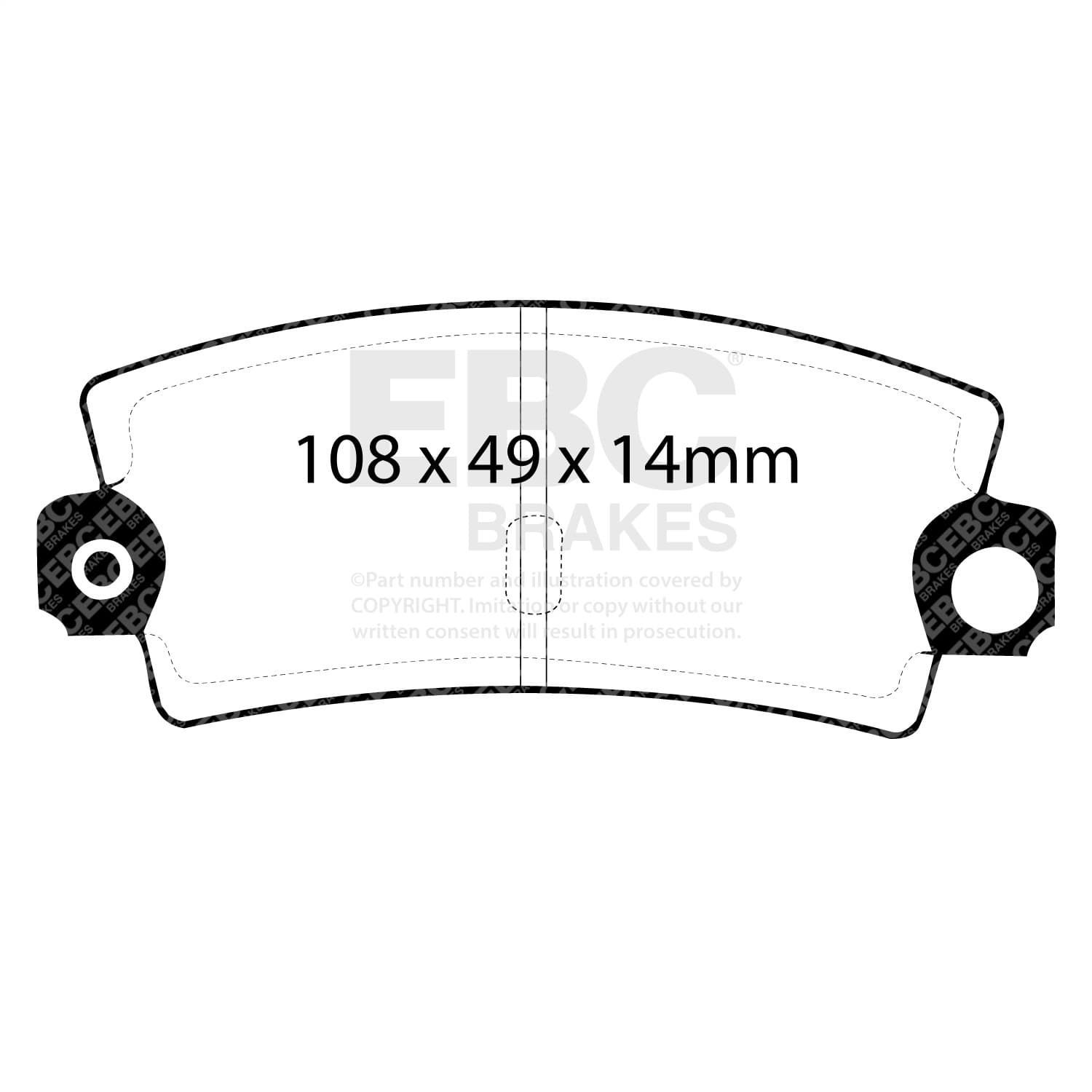 EBC Brakes - DP3189C - Disc Brake Pad image 4