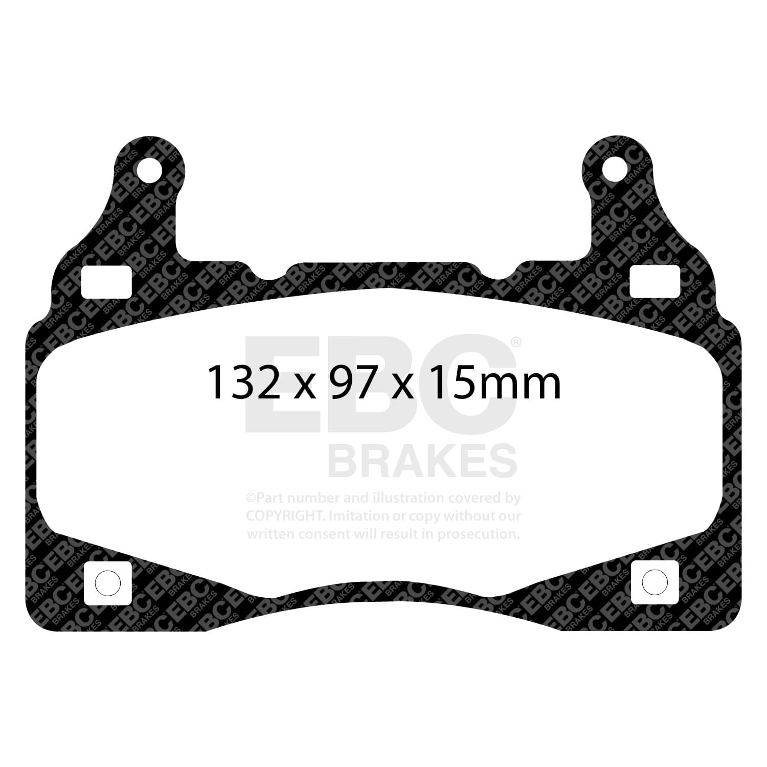 EBC Brakes - DP51895NDX - Disc Brake Pad image 2