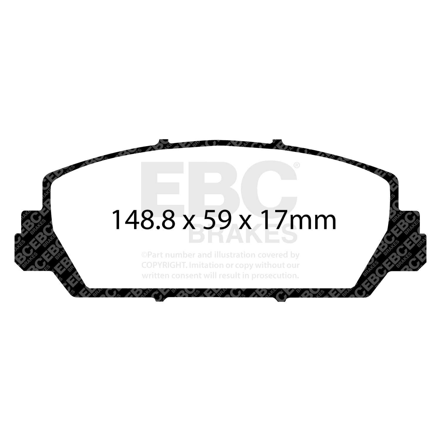 EBC Brakes - DP31896C - Disc Brake Pad image 3