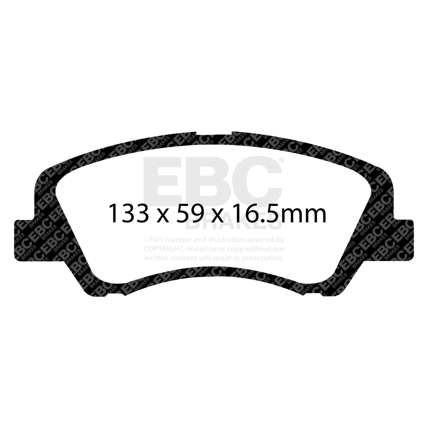 EBC Brakes - DP21899 - Disc Brake Pad image 1