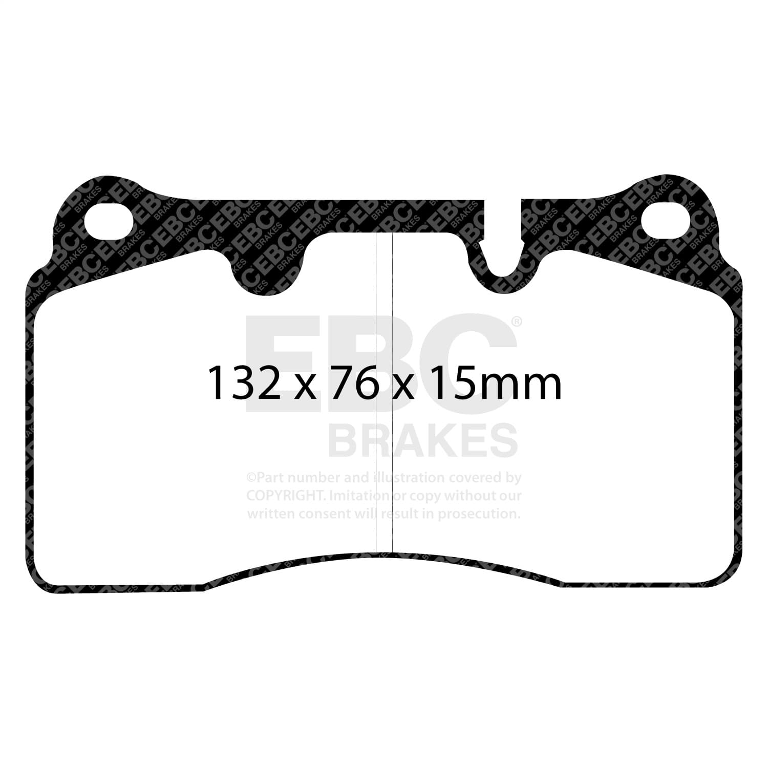 EBC Brakes - DP41908R - Disc Brake Pad image 3