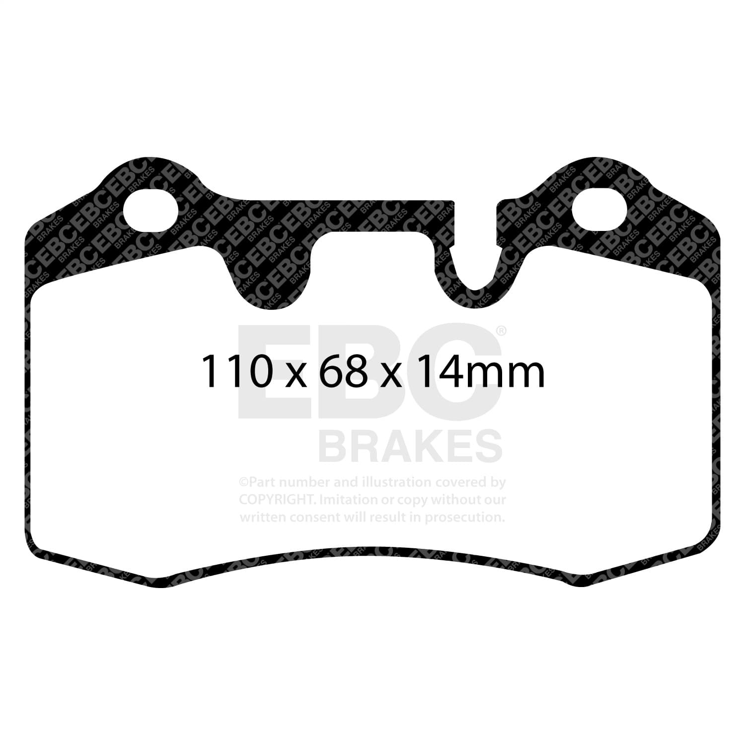 EBC Brakes - DP51909NDX - Disc Brake Pad image 3