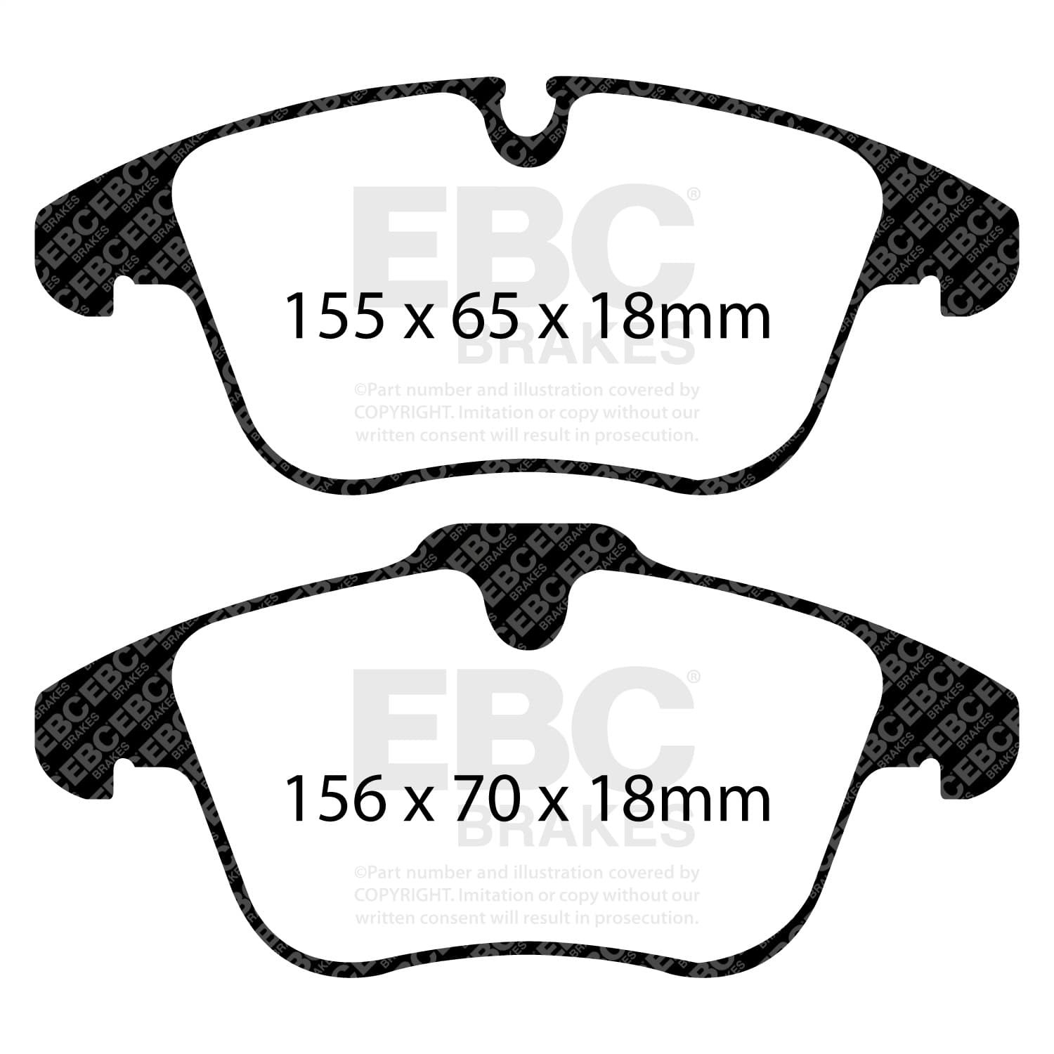 EBC Brakes - DP51911NDX - Disc Brake Pad image 5