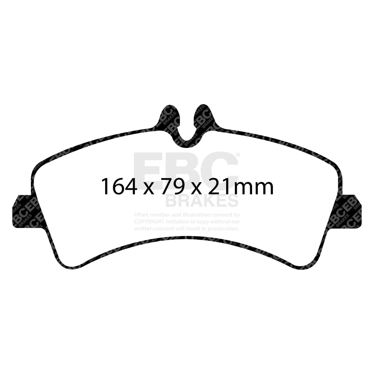 EBC Brakes - UD1318 - Disc Brake Pad image 4