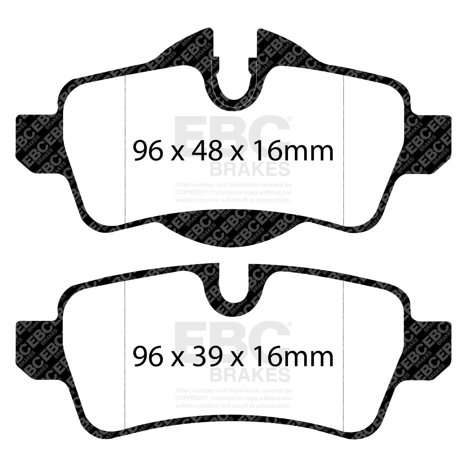 EBC Brakes - S10KR1223 - Rear - Disc Brake Pad and Rotor Kit image 2