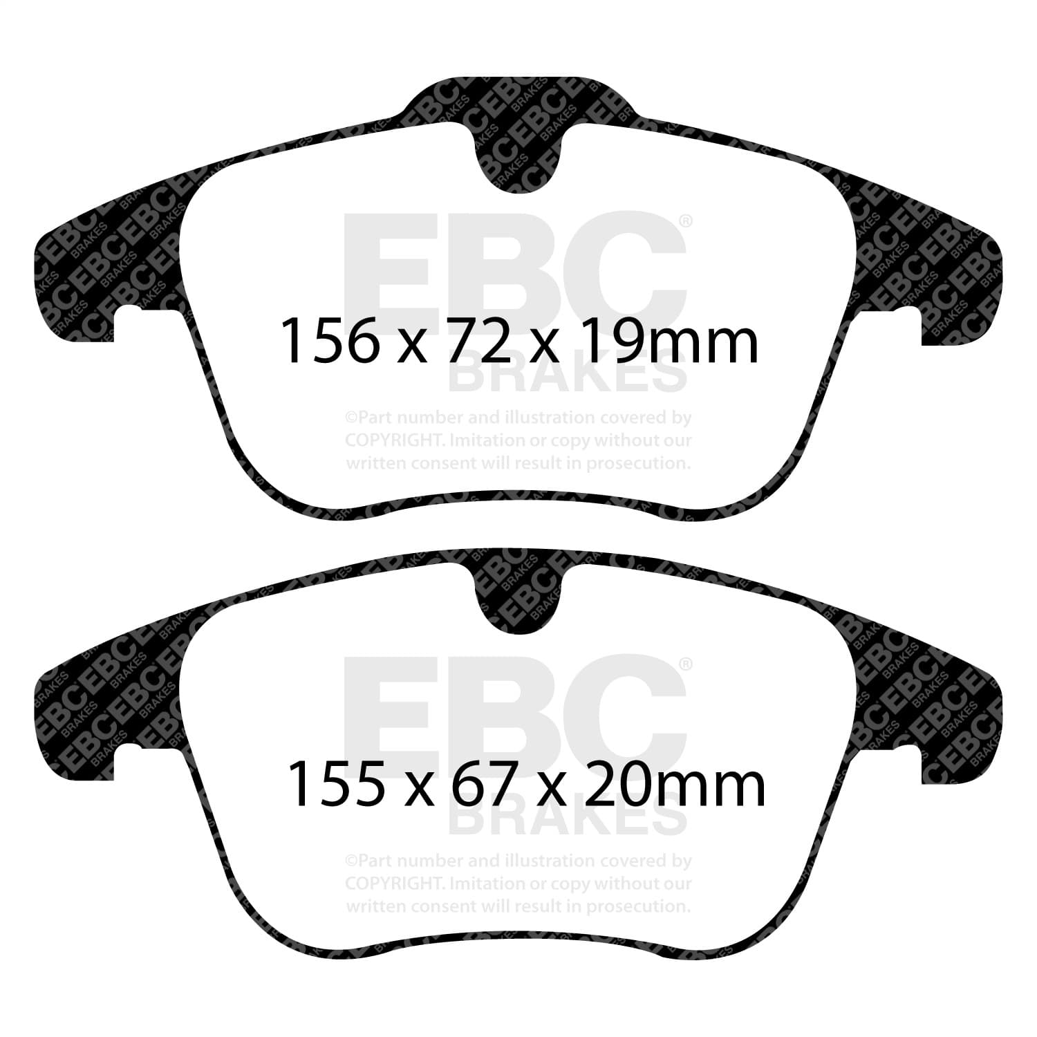 EBC Brakes - DP21932 - Disc Brake Pad image 2